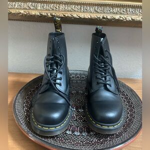 Dr. Martens 1460 smooth lace up boot in black